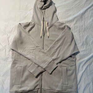 Vuori Women's Restore Oversized Zip Hoodie, Off-White, Size Large